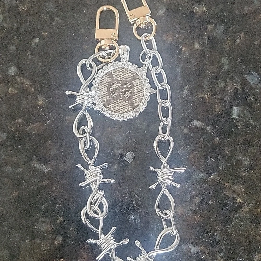 Authentic upcycled Gucci Handbag Charm. Handmade